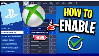 HOW TO GET PERFORMANCE MODE ON CONSOLE XBOX PS4 PS5 PLAYSTATION NOT CLICKBAIT [upl. by Eocsor48]