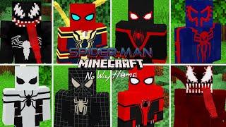 TOP 5 MELHORES ADDONS DO HOMEM ARANHA VENOM E CARNIFICINA PARA MINECRAFT PEWINDOWS 10 [upl. by Adelaide]