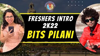 Freshers Introduction  BITS Pilani 2022 🥳✨️ [upl. by Tomasz]