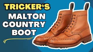 TRICKERS MALTON COUNTRY BOOT REVIEW amp UNBOXING [upl. by Birmingham]