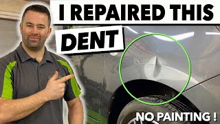 SUPER CLEAN PDR REPAIR ON A FRONT FENDER  Paintless Dent Removal Uk 🇬🇧By DentRemover [upl. by Severn]