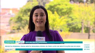 Receita Federal paga nesta segundafeira último lote de restituição do IR 2024 [upl. by Ahsaeym]