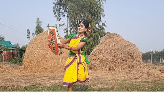 কনক চাঁপা ধান 🌾 Konok Chapa Dhan Dance 🌾  Folk song dance  Choreographer PROBIR SHEL [upl. by Cahan819]