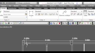 Como acotar MAS RAPIDO Y FACIL en Autocad sin cargar aplicativos [upl. by Yenttihw]