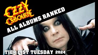 Every OZZY OSBOURNE Album RANKED  ozzyosbourne metal [upl. by Kubis]