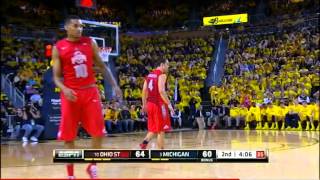 Aaron Craft steals the ball from Nik Stauskas [upl. by Selij]