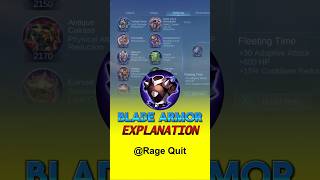 This Is How Blade Armor Actually Works mlbb mobilelegends chillguy shorts [upl. by Barnabe745]