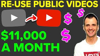 How to Make Money on YouTube ReUsing Other Peoples Videos [upl. by Orvas901]