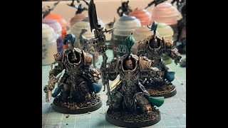 Pile of Shame EP 149 Custodes Shield Captain and 2 Allarus Terminators for Games of 40K [upl. by Kina]