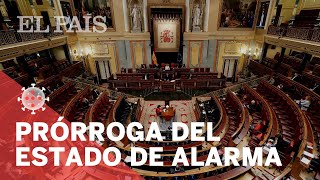 CORONAVIRUS  El Congreso aprueba la prórroga del estado de alarma [upl. by Cigam]