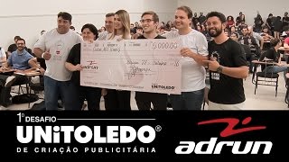 Videocase do 1º Desafio Unitoledo Adrun de Criação Publicitária 2016 [upl. by Josie]