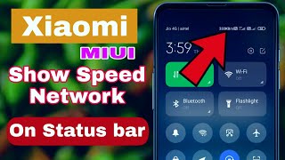 How to show network speed in redmi note 7 mobile phone real time speed enable kaise kare [upl. by Yrreg256]