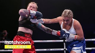 FULL FIGHT Shannon Courtenay vs Gemma Reugg WarringtonLopez Undercard [upl. by Anailil]