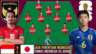 WAJIB MENANG ❗Inilah Prediksi Formasi Timnas Indonesia vs Jepang Di Kualifikasi Piala Dunia 2026 [upl. by Moritz]