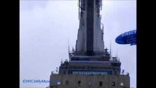 DIRECTV Blimp Flirts with the Empire State Building [upl. by Berna396]