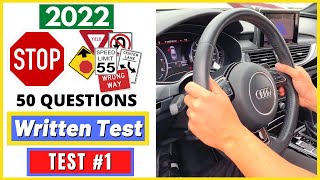 2022 DRIVING WRITTEN TEST PART 1Questions amp Answers for Drivers Licence [upl. by Ainad]