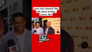 Laron and Lahmard Tate talk about their brother Larenz Tate  Studio Q [upl. by Esorylime]