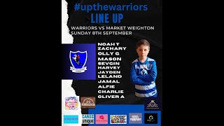 Hall Road Rangers Warriors V Market Weighton Cup Game [upl. by Ahc]