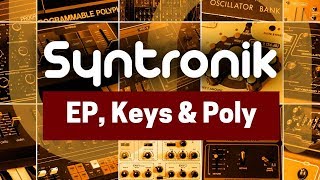 Syntronik IK Multimedia  Demo EP Keys amp Poly [upl. by Jara]