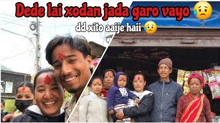 dede feri korea jadai chh 😍  Jiban Budhathoki villagelife dailyvlog familyvlog [upl. by Teyut119]