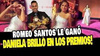 DANIELA DARCOURT NO PUDO GANARLE A ROMEO SANTOS PERO BRILLÓ CON SU VESTIDO [upl. by Edlitam]