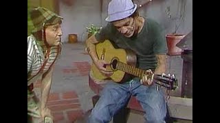 Seu Madruga Ensinando Chaves a Tocar Violão [upl. by Suiravaj739]