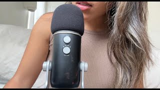 asmr tsk tsk  tk tk  brushing  trigger words in different languages [upl. by Janey]