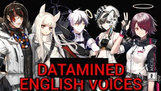 NEW Arknights English voices found via Datamine [upl. by Rolanda]