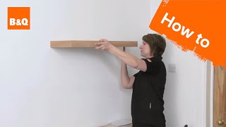 How to put up a floating shelf [upl. by Karub]