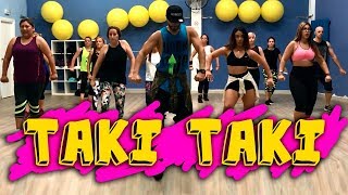 taki taki DJ Snake ft Selena Gomez Ozuna Cardi B Coreografia Zumba sanzonetti [upl. by Heisel272]