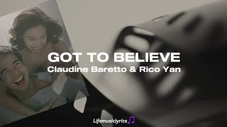 Got To Believe  Claudine Barretto amp Rico Yan Lyrics Video [upl. by Trebbor556]