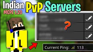 Top 3 Best PvP Server For Minecraft PE  PvP Server For MCPE 120 [upl. by Hobard]