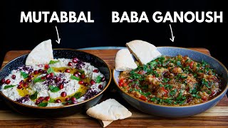 Revealing the Original Baba Ganoush and Mutabbal  2 Delicious Eggplant Mezze [upl. by Oremor]