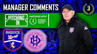 MANAGER COMMENTS LEAGUE  Dulwich Hamlet FC H  3rd February 2024 [upl. by Annabel]