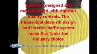 Underground Tanks  Ace RotoMold  PlasticMartcom [upl. by Lumbard]