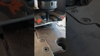 Amazing Hydraulic Punch Machine For holes 🕳️shortvideo amazing youtubeshorts [upl. by Dnomed]