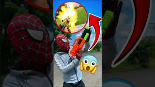 ESTA ES LA INCREÍBLE ARMA DE SPIDERMAN 😱 spiderman [upl. by Rosalinde]