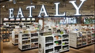 Eataly Italy Store 🇮🇹🍕🍝 Tienda Gourmet Italiana historia Restaurante Postes Dallas Texas 🇺🇸 [upl. by Astrahan]