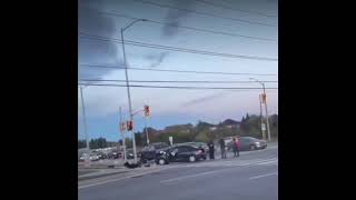 Major Road Accident in Ontario Canada  Be Very Careful [upl. by Perri]