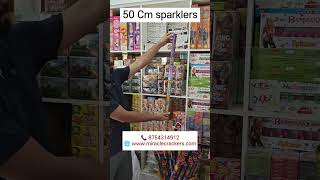 50 cm sparklers  Night crackers crackers diwalicelebration fireworks diwali2023 diwali [upl. by Orban]