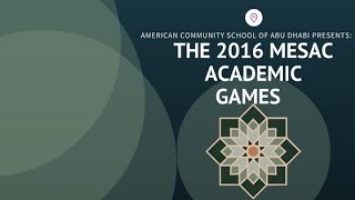 MESAC Academic Games [upl. by Rakia]