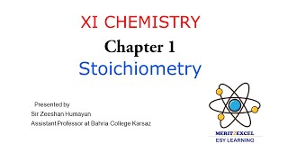 Class 11  Chemistry  Stoichiometry  Chapter 1  Part 1 [upl. by Terr59]