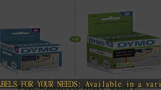 DYMO LW 1Up File Folder Labels for LabelWriter Label Printers White 916 x 3716 2 Rolls o [upl. by Aklam]