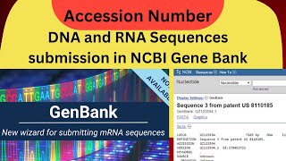 How to submit bacterial sequences in NCBI gene bank to get accession number DrZahidMumtaz [upl. by Ambrosine677]