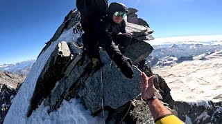 My Most Brutal Wingsuit Flight Ever  Täschhorn 4491m  Swiss [upl. by Philemol949]