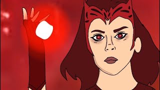 Wanda Vs Agatha Harkness Wandavision Animation [upl. by Sakmar]