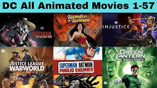 DC All Animated Movies list  How to watch DC Animated Movies in order in Hindi [upl. by Ansaev]