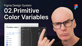 Figma Design System 02 Primitive Color Variables [upl. by Oaoj]