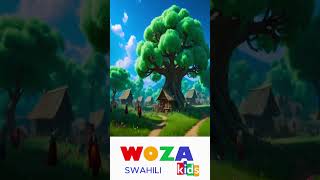 Magical Tree amp Hare story in Swahili  part II shorts [upl. by Ellivro]