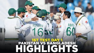 Full Highlights  Pakistan vs Bangladesh  1st Test Day 1 2020  PCB  M2D2K  PAKvBAN [upl. by Mellitz]